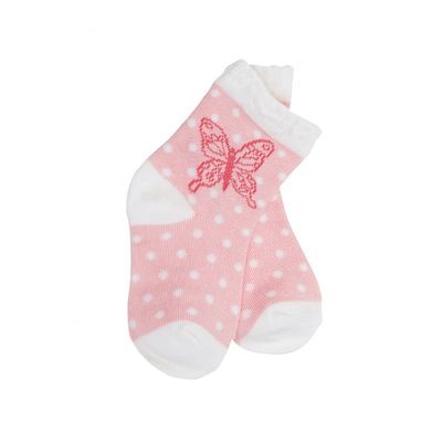 Blijf comfortabel en veilig met onze NIET-naald detectie Kinderen sokken schattig vlinder print