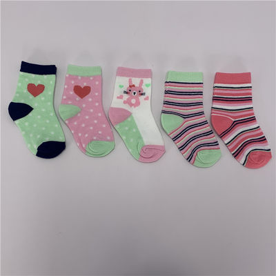 Standaard dikte schattig gedrukt baby sokken anti-slip ademend katoenen peuter sokken