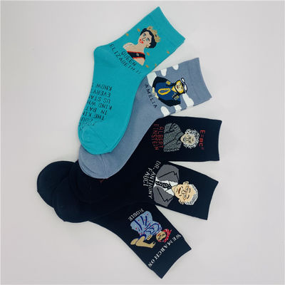39-42 Modieuze katoenen sokken Designer Vrouw Lange Thermische Vrouwen sokken Print Patroon