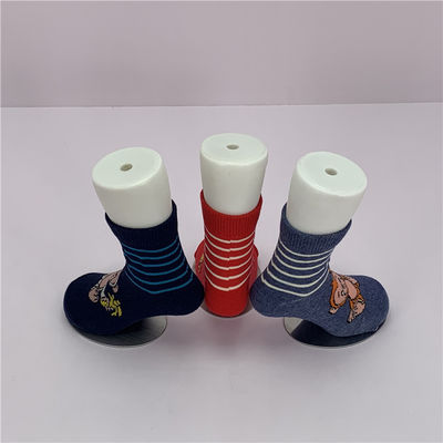 70% katoen 28% polyester 2% spandex hoog gebreide enkels jongens sokken voor baby dagelijks comfort