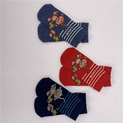70% katoen 28% polyester 2% spandex hoog gebreide enkels jongens sokken voor baby dagelijks comfort