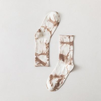 Tie Dye CREW Sport sokken Katoen polyester spandex mengsel voor comfort en duurzaamheid