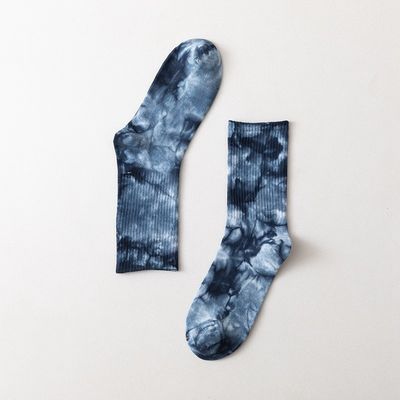 Tie Dye CREW Sport sokken Katoen polyester spandex mengsel voor comfort en duurzaamheid