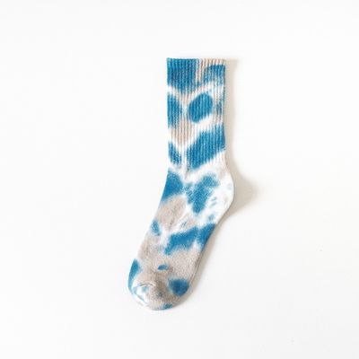 Tie Dye CREW Sport sokken Katoen polyester spandex mengsel voor comfort en duurzaamheid