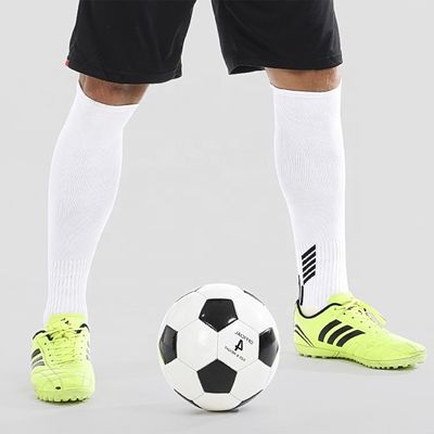 Polyamide Stof Custom Mensen Voetbal Sport sokken voor klantvereisten