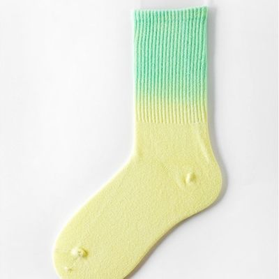 22% Polyester Naalddetectie Ja Gradient Cotton Tie Dye Tube Socks voor mannen en vrouwen