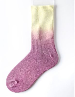 22% Polyester Naalddetectie Ja Gradient Cotton Tie Dye Tube Socks voor mannen en vrouwen