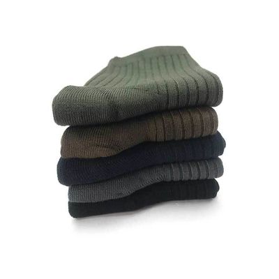 Custom Casual Knit Designer sokken Dikke enkels Bamboe sokken met vijf kleuren opties