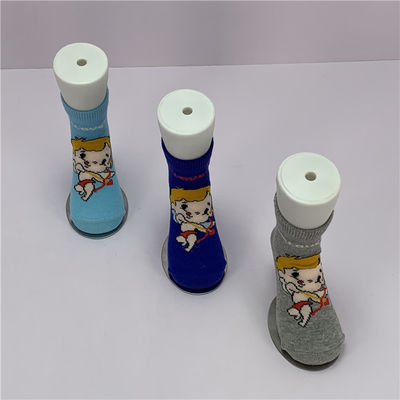 Adembenemende stoffen sokken voor baby jongens schattig tekenfilm pop design en standaard dikte