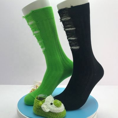 Print Patroon Cotton Bedelaar Zwart Crew Leisure sokken voor mannen dagelijkse comfortabele kleding