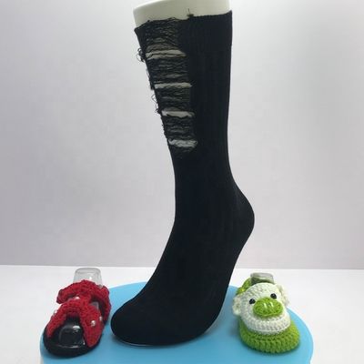 Print Patroon Cotton Bedelaar Zwart Crew Leisure sokken voor mannen dagelijkse comfortabele kleding