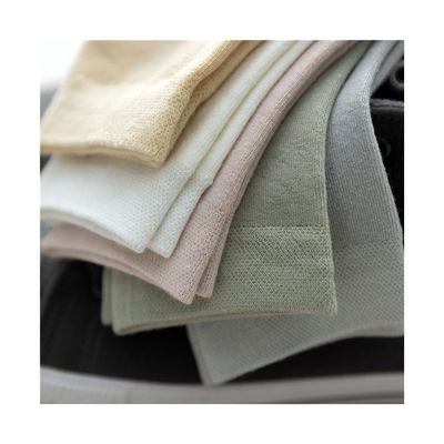 Regular Style Solid Pattern Winter katoenen sokken voor vrouwen Gebreide bamboe materiaal