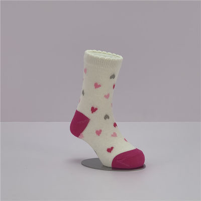 Zwakke winter gebreide gecamde katoenen polyester baby sokken voor baby meisjes in koud weer