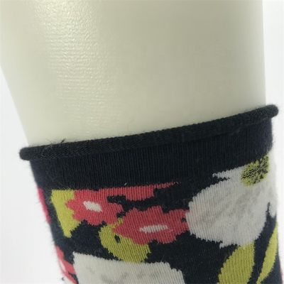 Regelmatige stijl 3D bloemenprinter bamboe sokken voor kerst Custom en ademend
