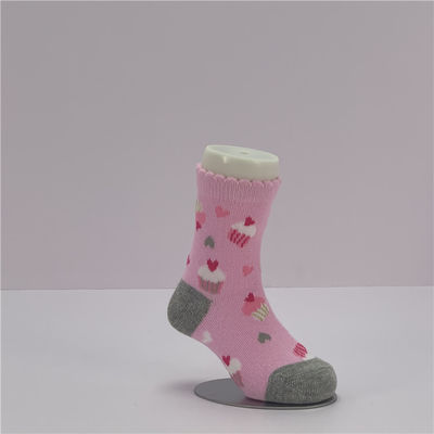 Zwakke winter gebreide gecamde katoenen polyester baby sokken voor baby meisjes in koud weer