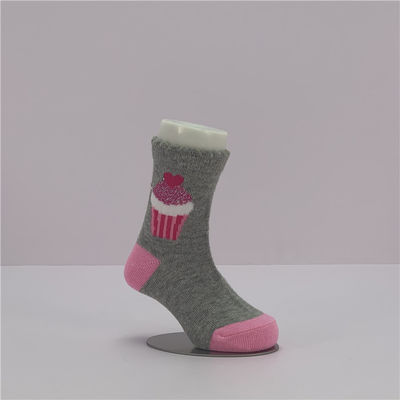 Zwakke winter gebreide gecamde katoenen polyester baby sokken voor baby meisjes in koud weer