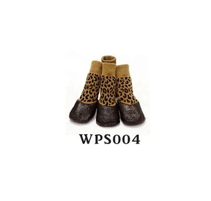 Sporty High Ankle 4PCS Warm Puppy Dog Soft Breathable Pet Socks Skid Socks voor kleine honden
