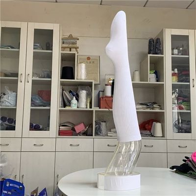 Huidvriendelijke aangepaste gecamde katoenen sokken voor vrouwen 43% katoen 52% polyamide antisclip