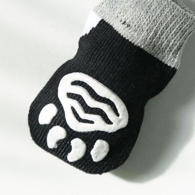 90% polyester 10% elastane stof zacht ademend dubbelzijdig honden sokken voor kleine honden