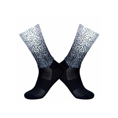 Polyamide- en spandexmateriaal Regular Style Sportskousen voor mannen voor een actieve levensstijl