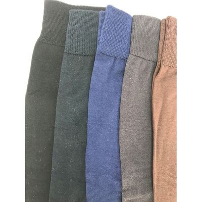 15% Polyamide Solid Pattern Mensen Crew sokken voor zakelijk en casual wear Custom Design