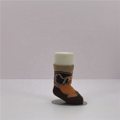 Standaarddikte Custom baby jongens Warm lange sokken Andere drukmethoden voor kinderen