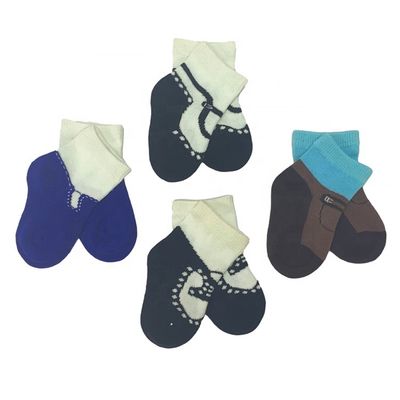 7 dagen Voorbeeldbestelling Levertyd Ondersteuning Top verkoop Gebreide enkel sokken voor babyjongens