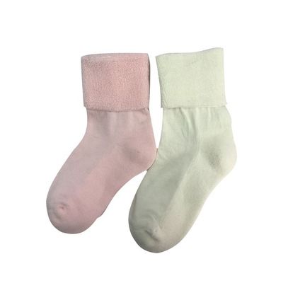 Socks Roze Wit Zachte Verdikking Lief Gecombeerd Katoen Dikke Kinderen Winter Kinderen Als foto