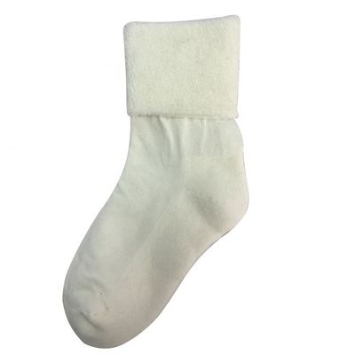 Socks Roze Wit Zachte Verdikking Lief Gecombeerd Katoen Dikke Kinderen Winter Kinderen Als foto