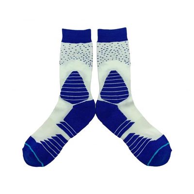 Andere logo-positie Cotton Sport gekleurde bemannings sokken voor OEM-voetbalprestaties