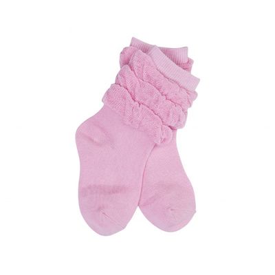 Patroon Solid ademend winter baby kinderen meisje thermisch kant niet-slip sokken voor baby
