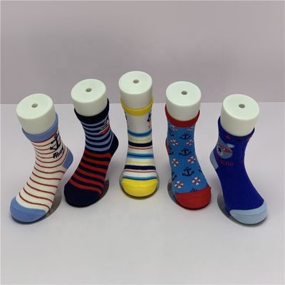 Custom Assurance Makkelijk ademend Baby Boys Baby gestreepte katoenen buis sokken voor wandelen