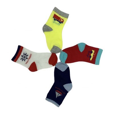 Cartoon character sokken voor kinderen 12-24M 70% katoen 28% polyester 2% spandex