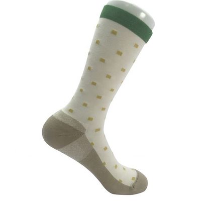 Striped Dot Pattern Crew Sport sokken Comfortabel Niet-glijdend Regelmatige stijl Standaarddikte