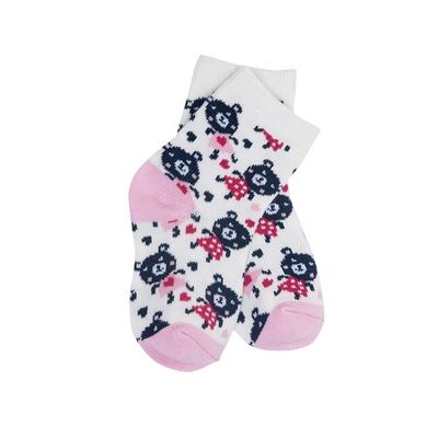 BG113-117 Schoonheids sokken voor baby meisjes in biologisch katoen