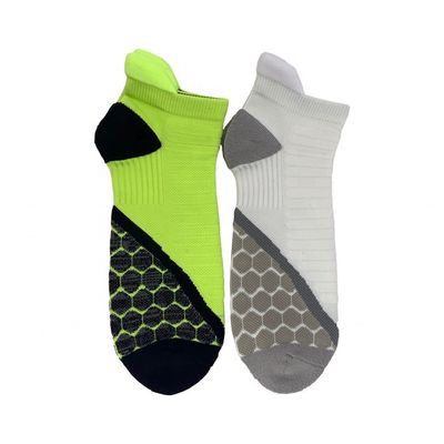 12% gekamd katoen 85% polyamide reguliere stijl antisslip sport sokken voor mannen en vrouwen