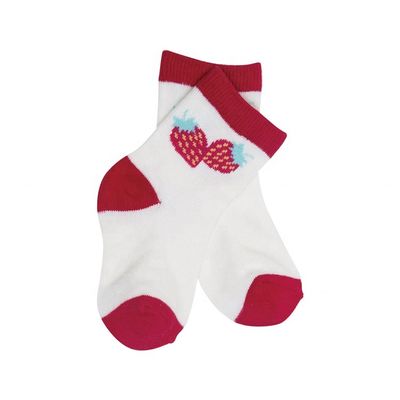 Grijze biologische katoenen baby sokken baby schattig afdruk ademend snel droog sokken Custom Design