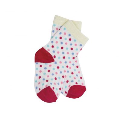Grijze biologische katoenen baby sokken baby schattig afdruk ademend snel droog sokken Custom Design