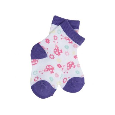 Grijze biologische katoenen baby sokken baby schattig afdruk ademend snel droog sokken Custom Design