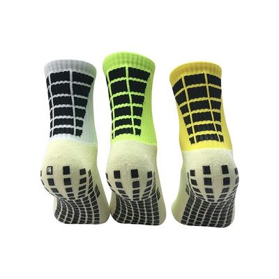 Mensen snel droog zweet absorptie voetbal sokken met heldere kleuren LZ-21-antilsip 01