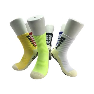 Mensen snel droog zweet absorptie voetbal sokken met heldere kleuren LZ-21-antilsip 01
