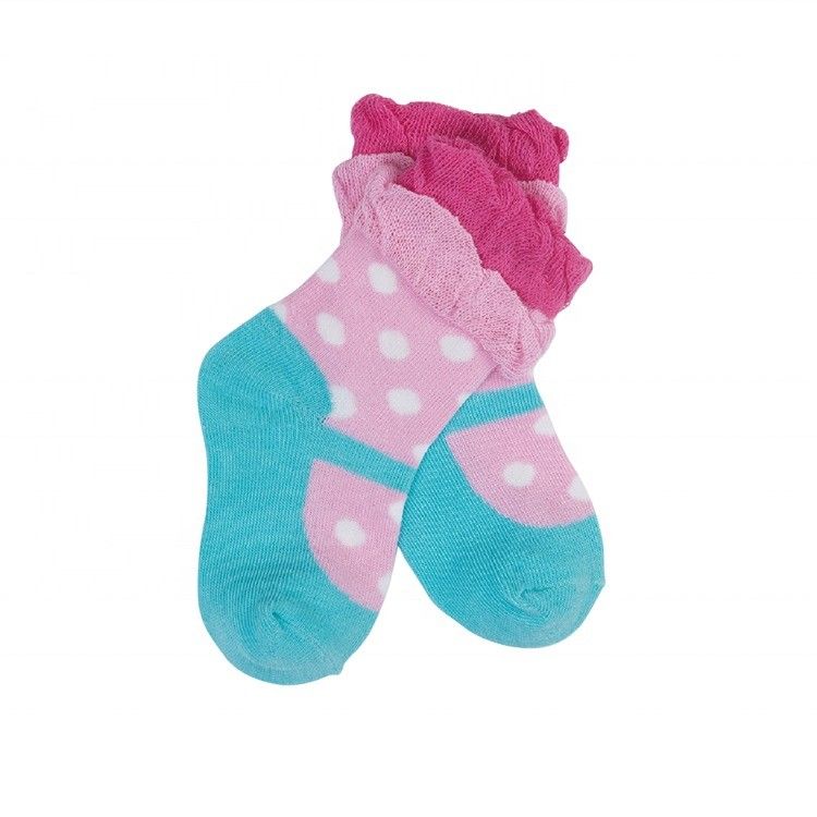 Zachte en duurzame ruffle sokken voor baby baby meisje in prinses schoen vorm 12-24M maat