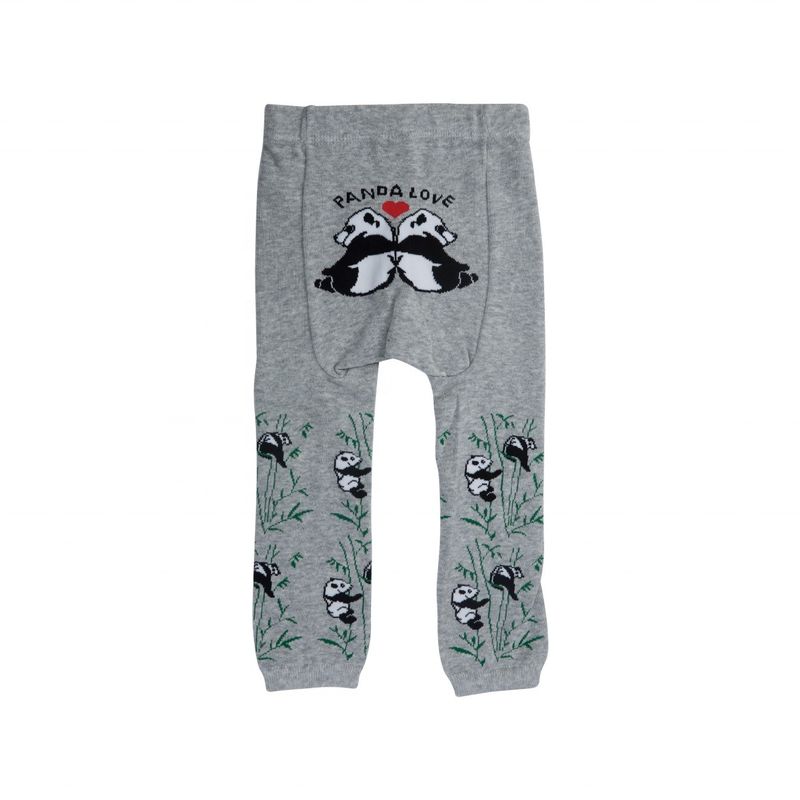 12-24M maat baby meisje winter tights met schattig panda ontwerp van professionele leveranciers