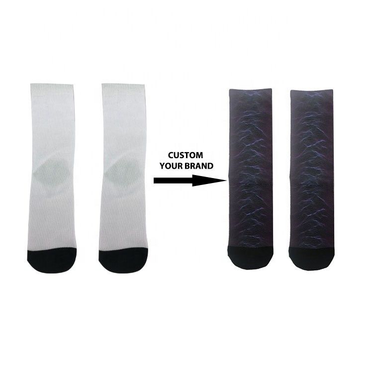 Zomerseizoen Multi-stijl Custom Digital Print sokken met anti-slip en print ontwerpen