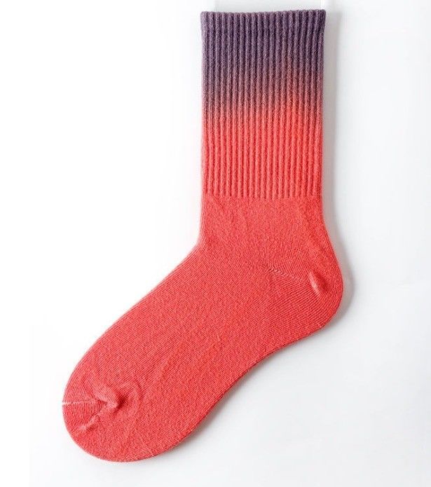 Als je nodig hebt Logo Positie Tie-Dye Skate sokken in kleurrijke katoen voor mannen en vrouwen