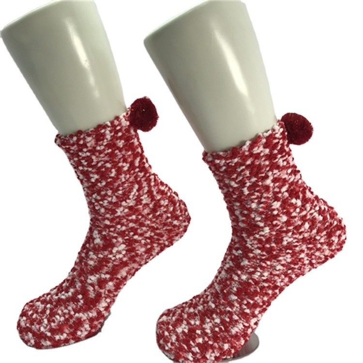 Dikke Warme Fluffy Meisje Kerst sokken Casual Coral Fleece Home Floor sokken met cadeau