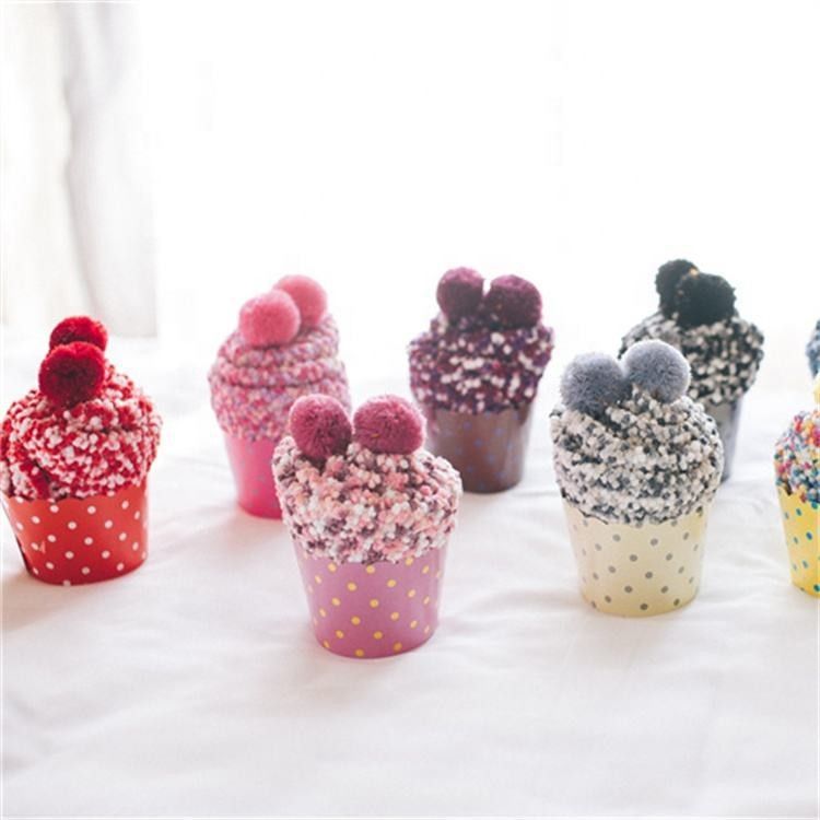 Kerst sok zacht ademend mode winter koraal fleece met multi kleur dot pom pom