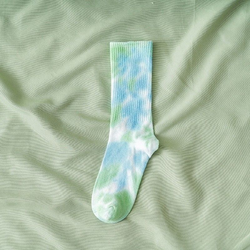 Nieuwheid Kleur Stropdas Dye Unisex sokken Katoen Polyester Spandex Sport sok direct leveren