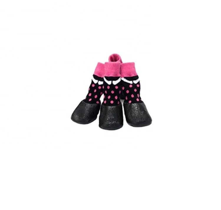 Sporty High Ankle 4PCS Warm Puppy Dog Soft Breathable Pet Socks Skid Socks voor kleine honden