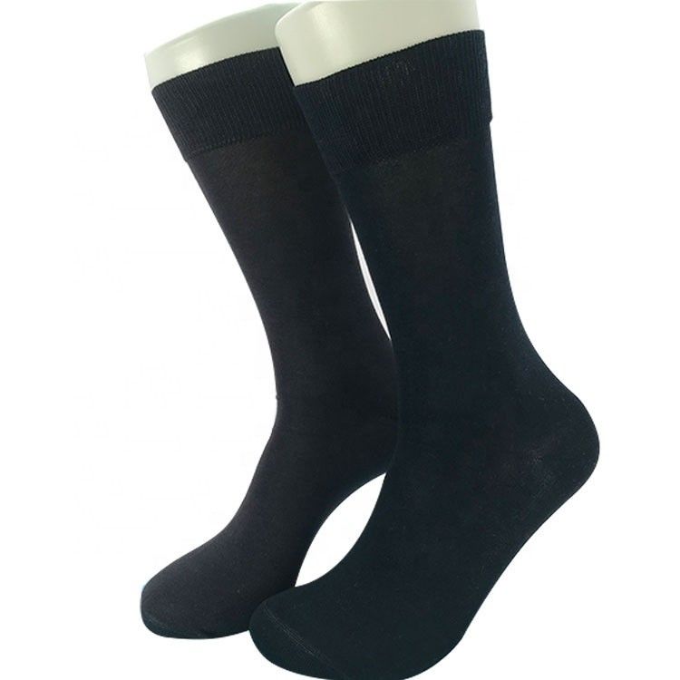 15% Polyamide Solid Pattern Mensen Crew sokken voor zakelijk en casual wear Custom Design